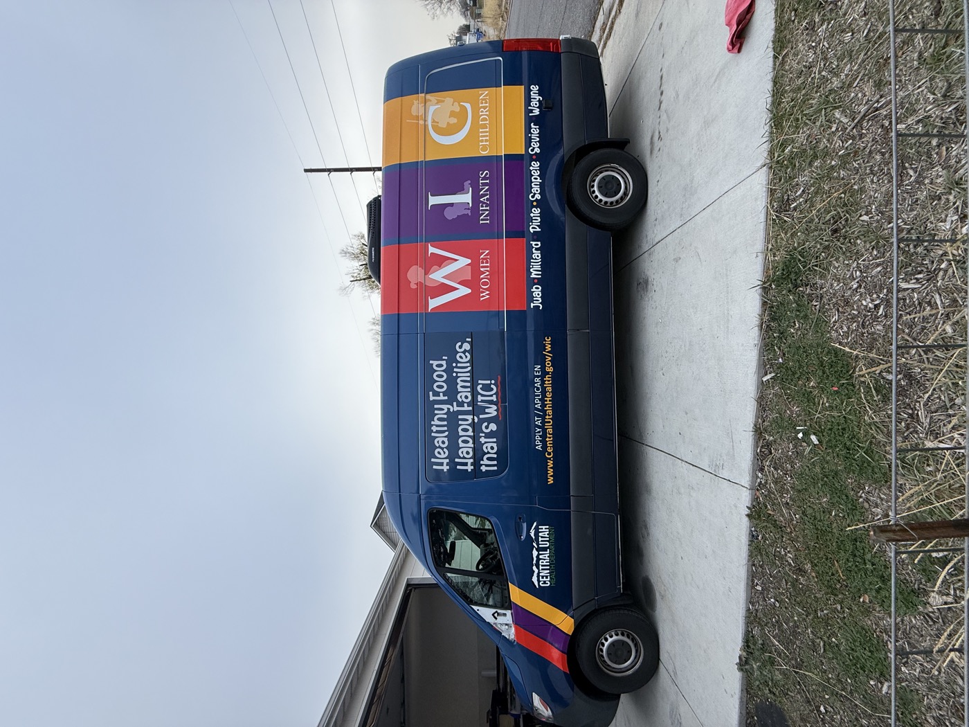 Central Utah WIC Sprinter van full wrap — Summit Wraps Utah