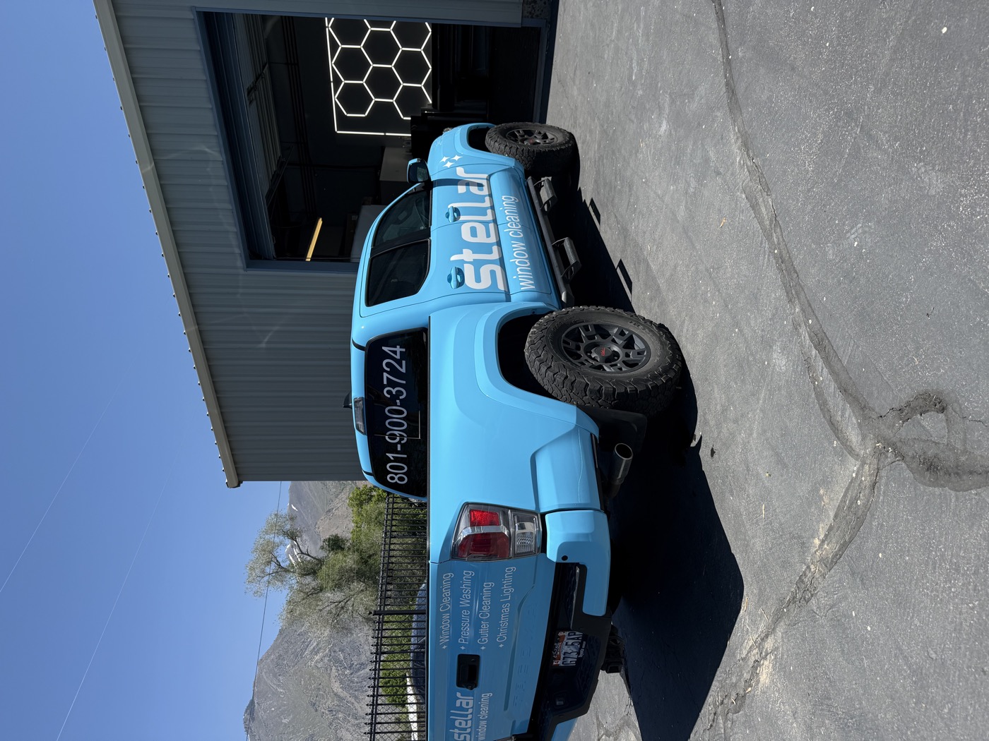 Stellar Window Cleaning truck full wrap — Summit Wraps, Utah